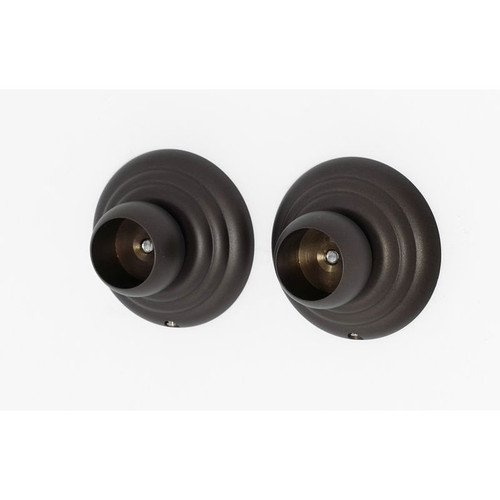 Alno Embassy A9046-CHBRZ Shower Rod Brackets Traditional in Chocolate Bronze