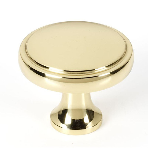 Knob Transitional 1-1/2-in in Polished Brass