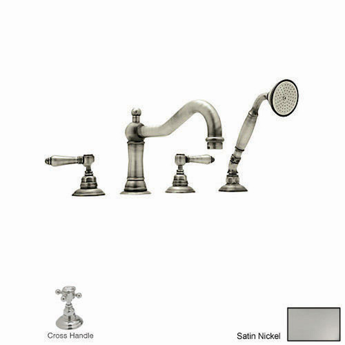 Rohl A1404XMSTN Roman Tub Faucet in Satin Nickel