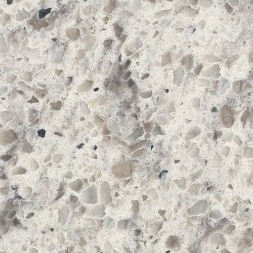 39.75 in. W x 22.25 in. D Quartz Vanity Top in Portage Pass with 8in Centerset and Oval Undermount Sink