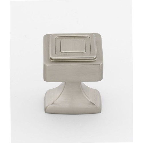 Knob Modern 1-1/4-in in Satin Nickel