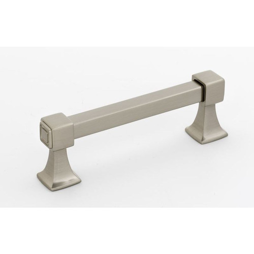 Alno Cube A985-35-SN Modern Pull in Satin Nickel