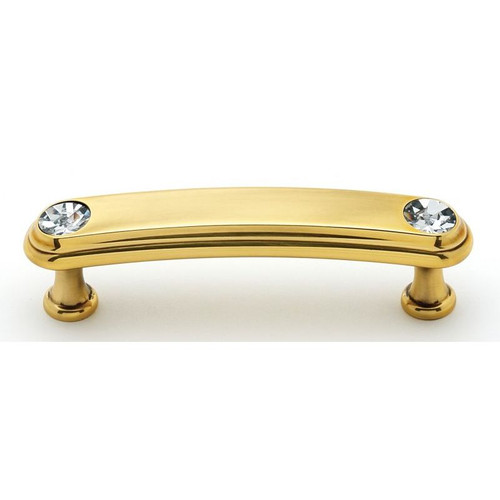 Alno Crystal C211-3-PA Pull Traditional in Polished Antique