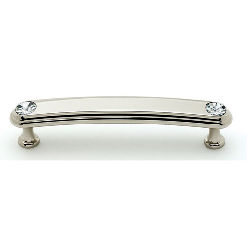 Alno Crystal C211-4-PN Pull Traditional in Polished Nickel