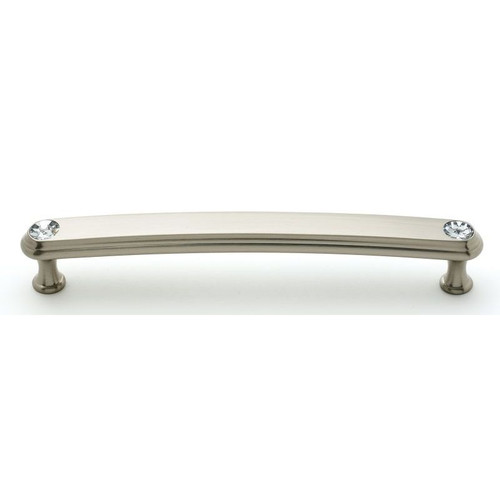 Alno Crystal C211-6-SN Pull Traditional in Satin Nickel