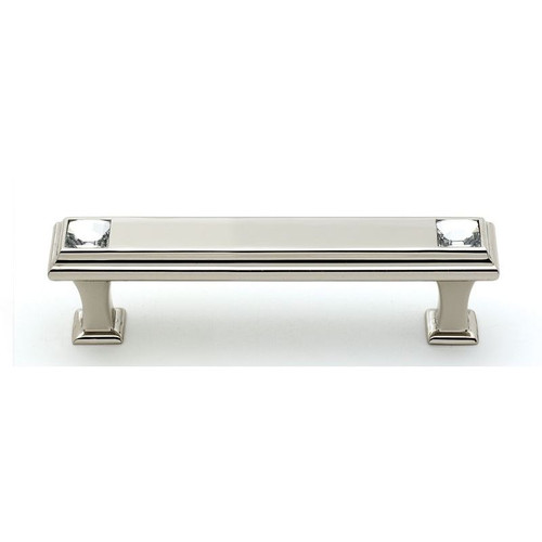 Alno Crystal C213-35-PN Pull Traditional in Polished Nickel
