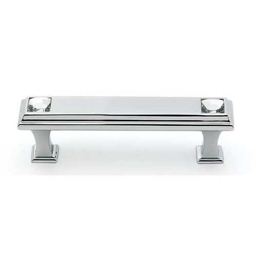 Alno Crystal C213-3-PC Pull Traditional in Polished Chrome
