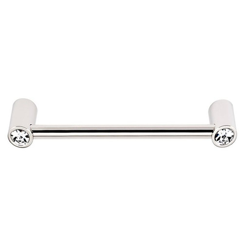 Alno Contemporary Crystal C715-6-PN Crystal Pull Modern in Polished Nickel