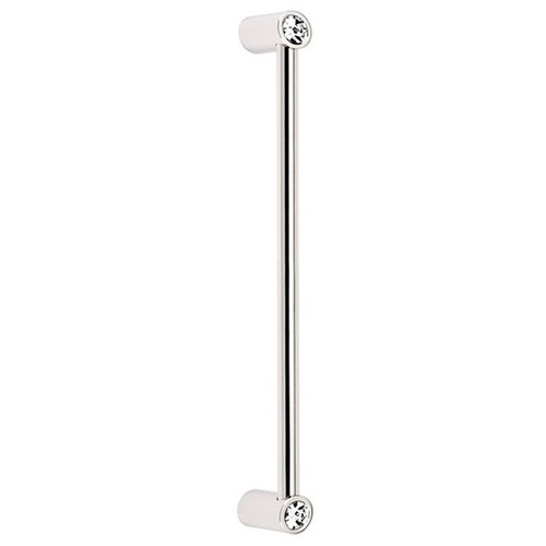 Alno Contemporary Crystal CD715-8-PN Appliance Pull Modern in Polished Nickel