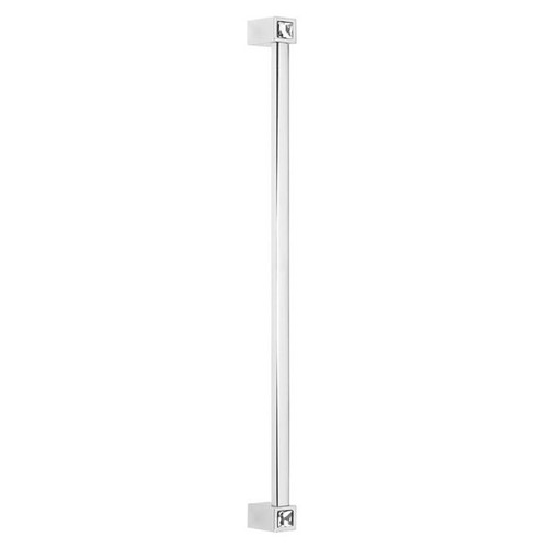 Alno Contemporary Crystal CD718-12-PC Appliance Pull Modern in Polished Chrome