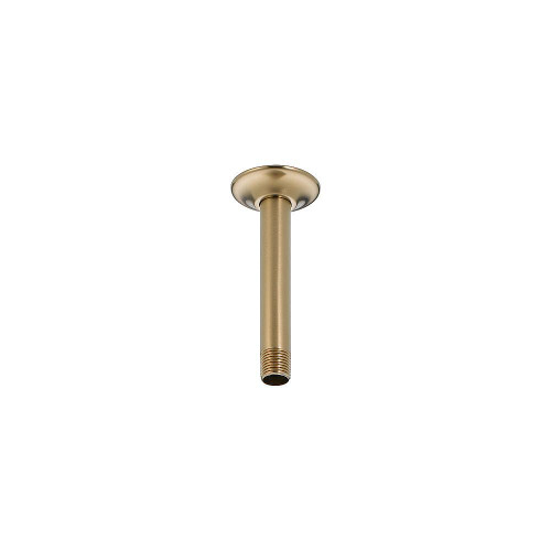 Ceiling Mount Shower Arm and Flange in Champagne Bronze