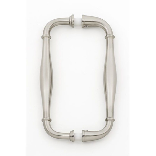 Alno Charlie's Collection G726-6-SN Back-to-Back Pull Traditional in Satin Nickel