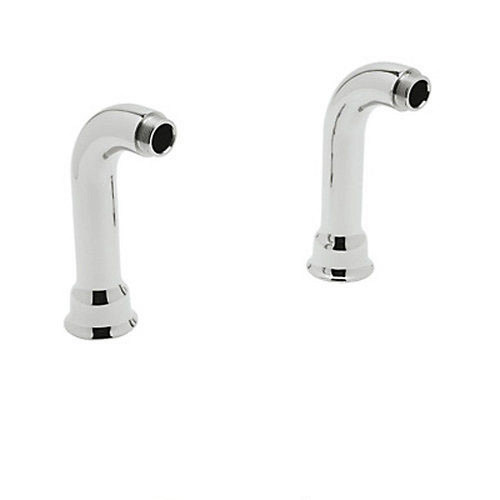 Set of 6-1/2in Deck Unions in Polished Chrome