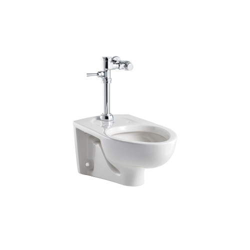 American Standard 2856.128.020 Commercial Toilet with Manual Flushing Valve Combo