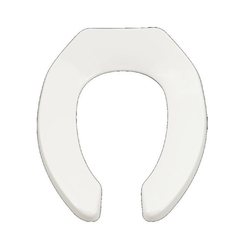 Open Front Everclean Seat without Cover in White