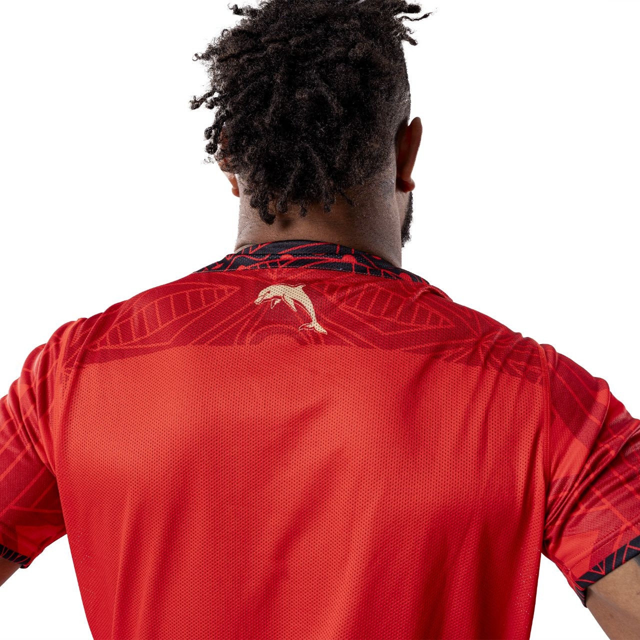Dolphins 2025 Classic Mens Indigenous Training Tee Red