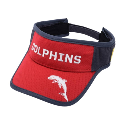Dolphins 2024 Classic Mens Visor Red Dolphins 2024 Classic Mens Visor Red