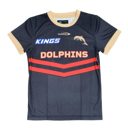 Dolphins 2024 Classic Kids Warm Up Tee Charcoal Dolphins 2024 Classic Kids Warm Up Tee Charcoal