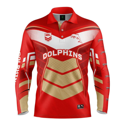 Dolphins Adults Cyber Fishing Shirt