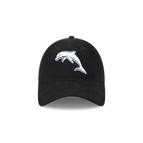 Dolphins New Era 9Twenty Black Cord Cap
