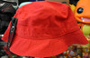 New York Yankees Logo Red 47Brand Bucket Hat 