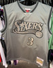 Philadelphia 76ers Allen Iverson 3 Grey Gunmetal Mitchell & Ness Swingman Jersey