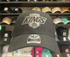 Los Angeles Kings All Black 47Brand Snapback Hat.
