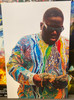 Notorious B.I.G. with Money Wall Hanger Picture