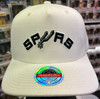 San Antonio Spurs Arch Script Mitchell & Ness White NBA Snapback Hat
