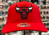 Chicago Bulls Logo Red Mitchell & Ness NBA Snapback Hat