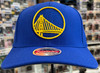 Golden State Warriors Flex Mitchell & Ness Blue NBA Snapback Hat