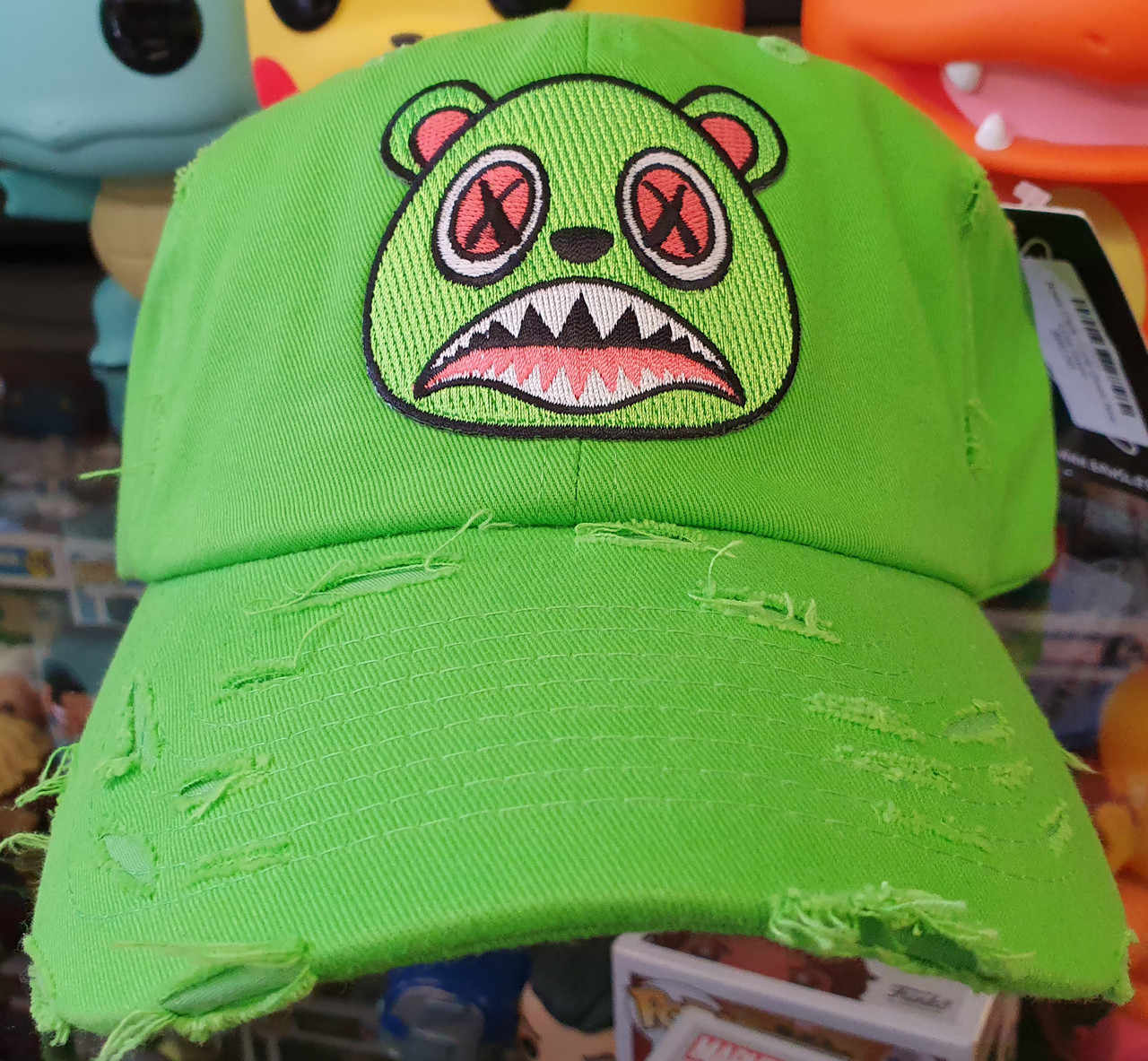 green strapback hats