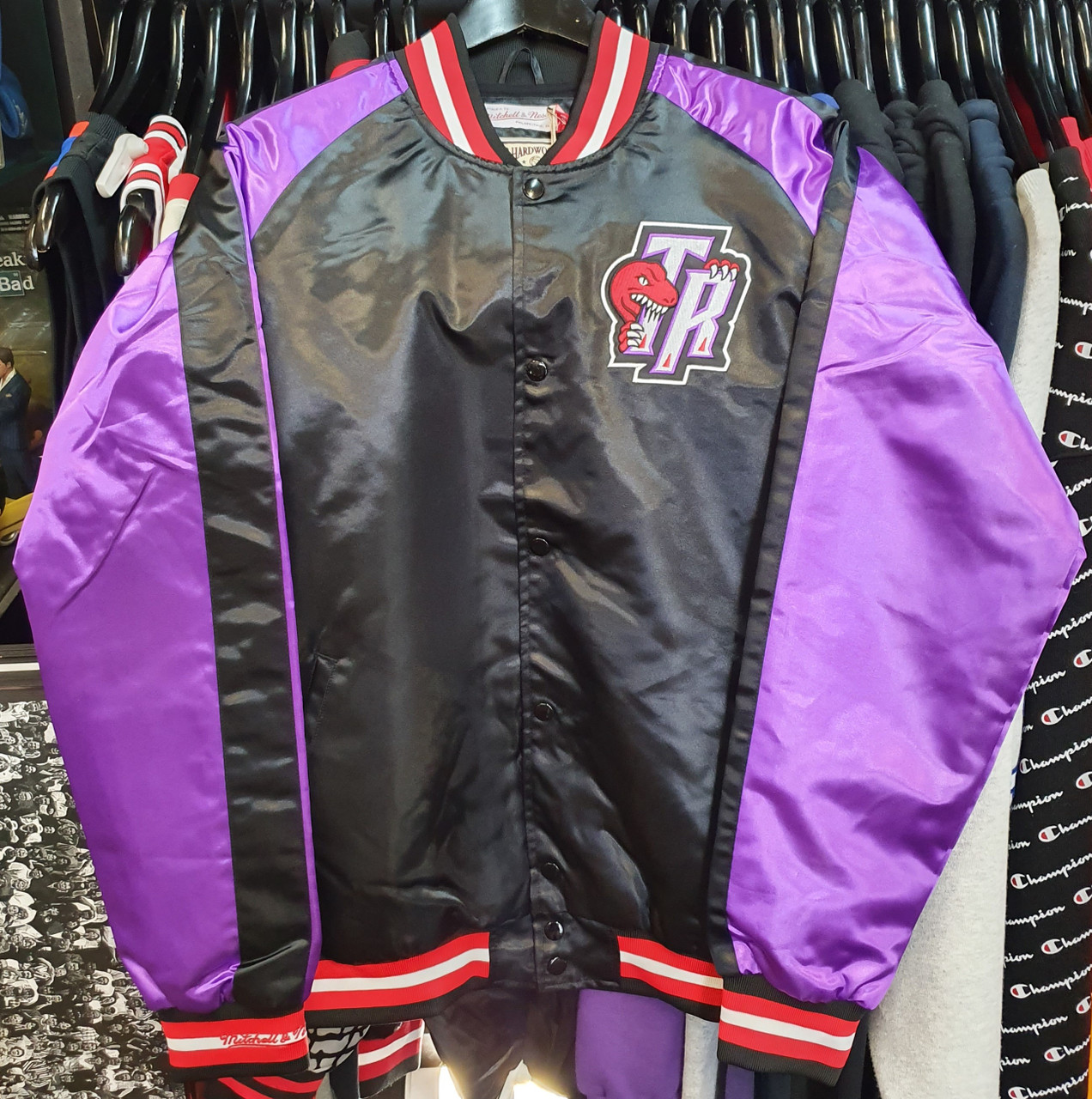 raptors satin jacket