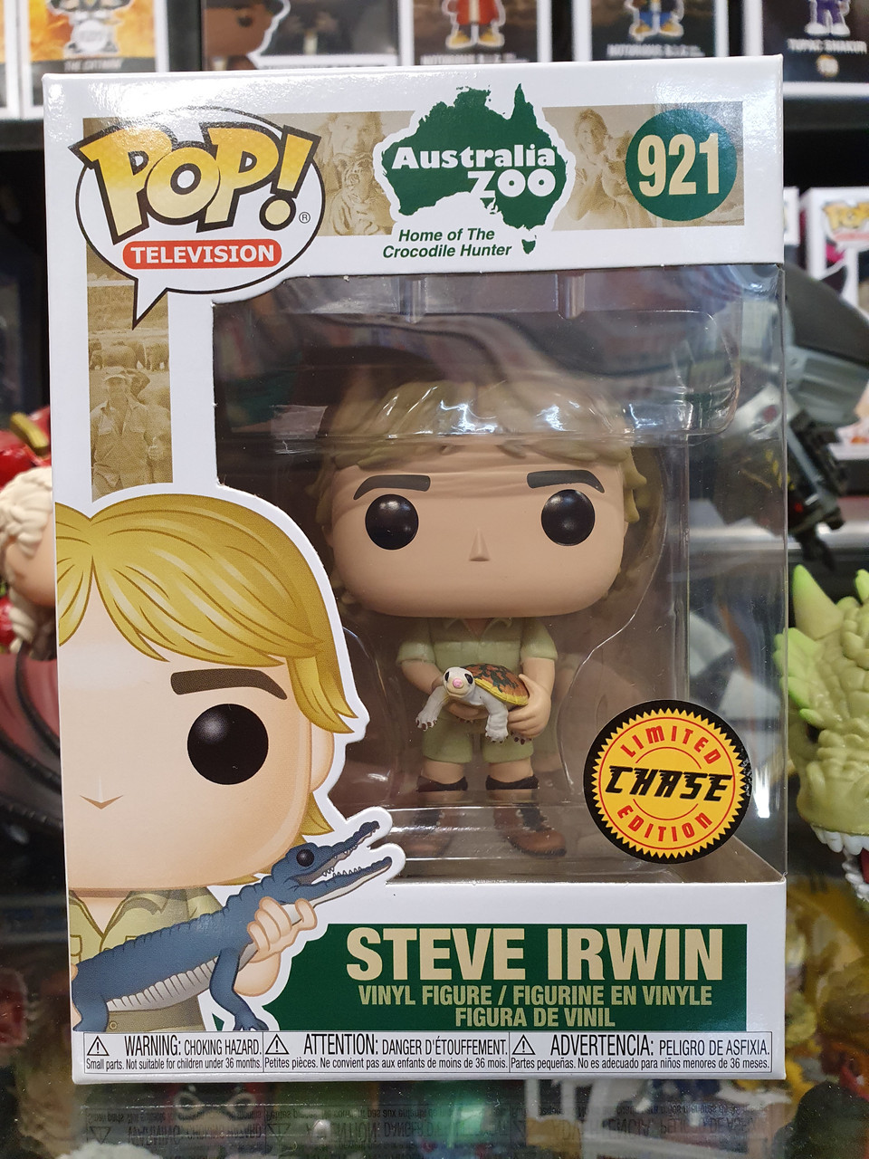 The Crocodile Hunter Steve Irwin Chase Pop! Vinyl Figure