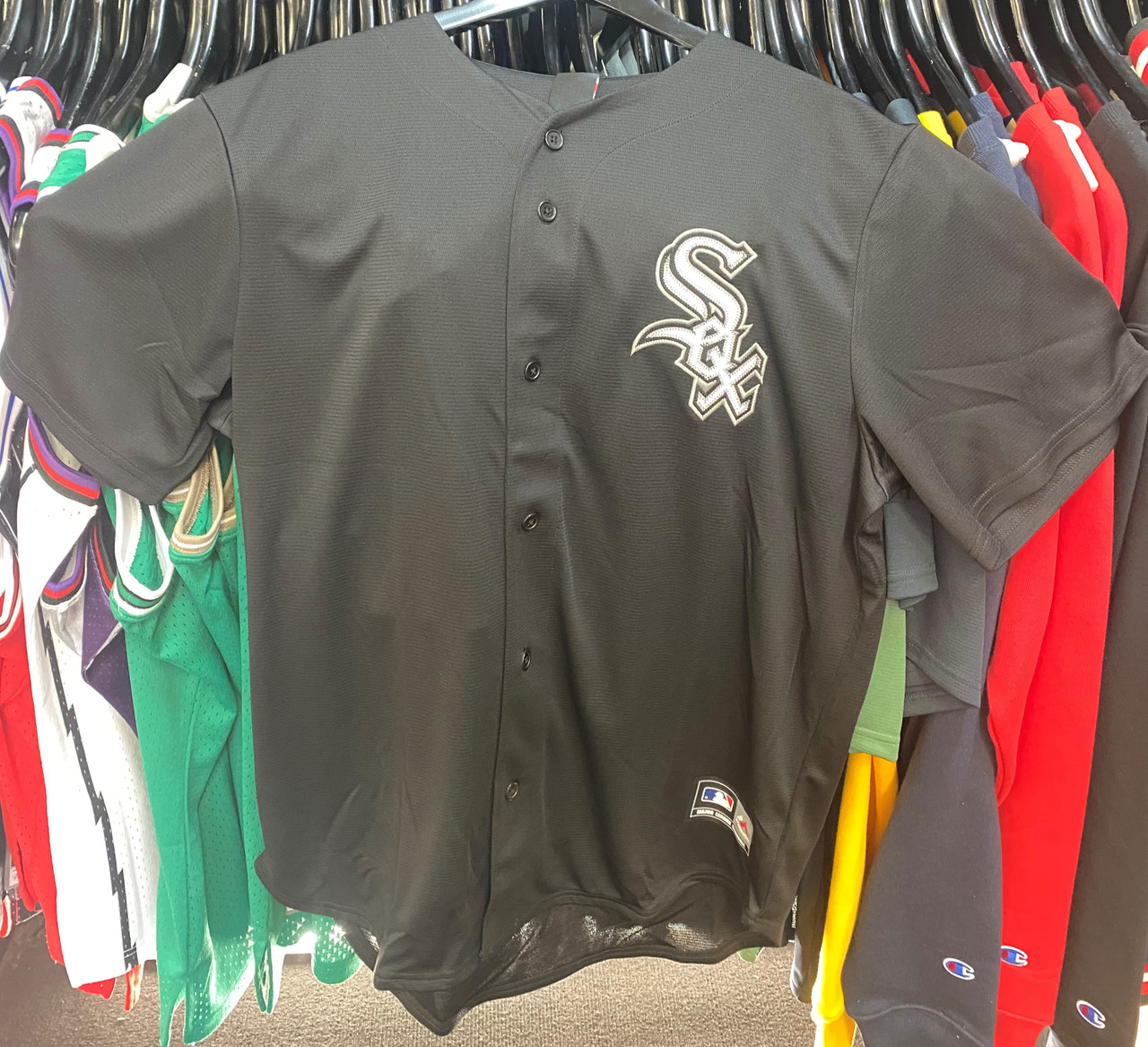 mlb button up jersey