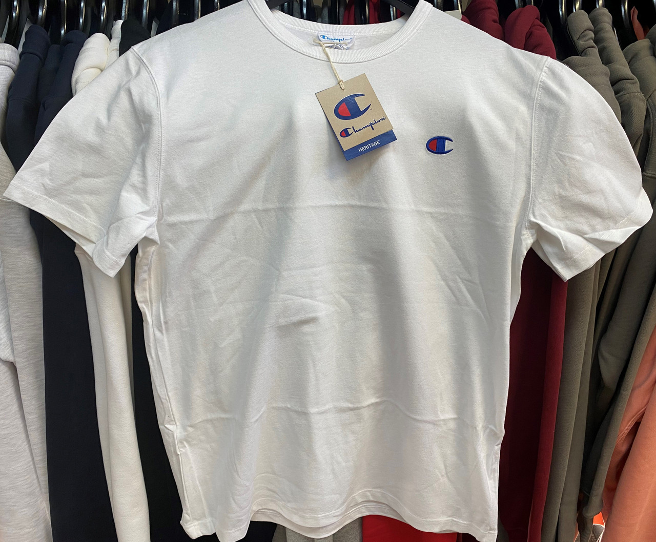 Champion Heritage Small Logo White T-Shirt