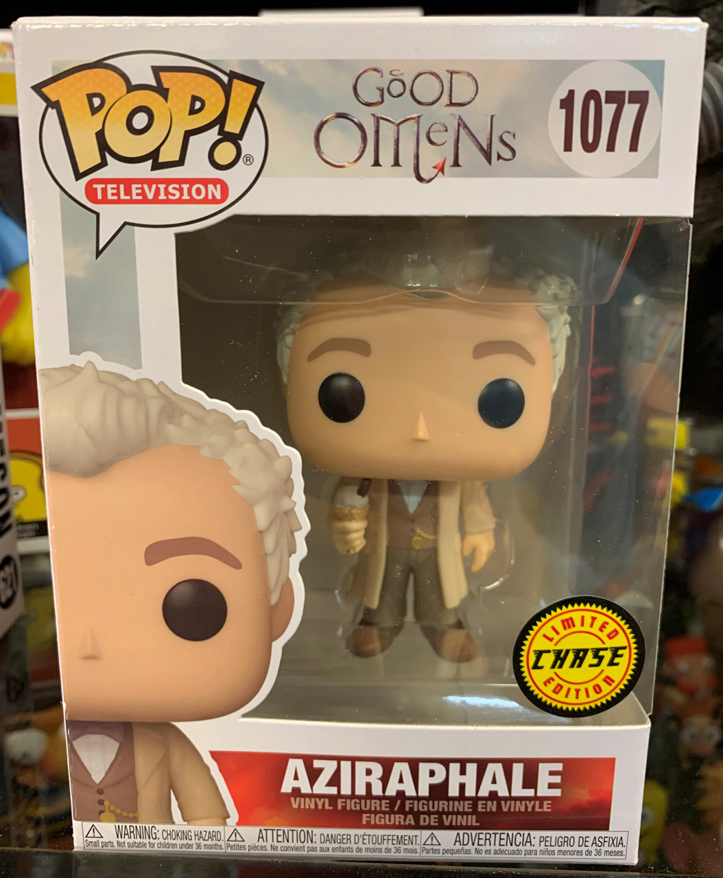 Aziraphale Ice Cream Cone Chase Pop 