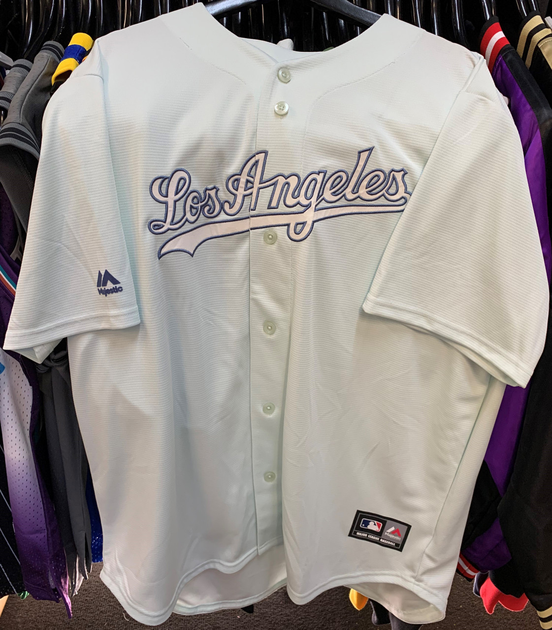 mlb button up jersey