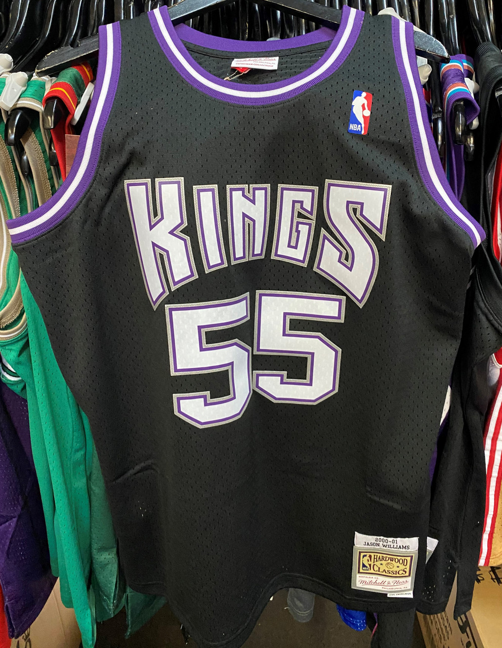 purple and black nba jersey