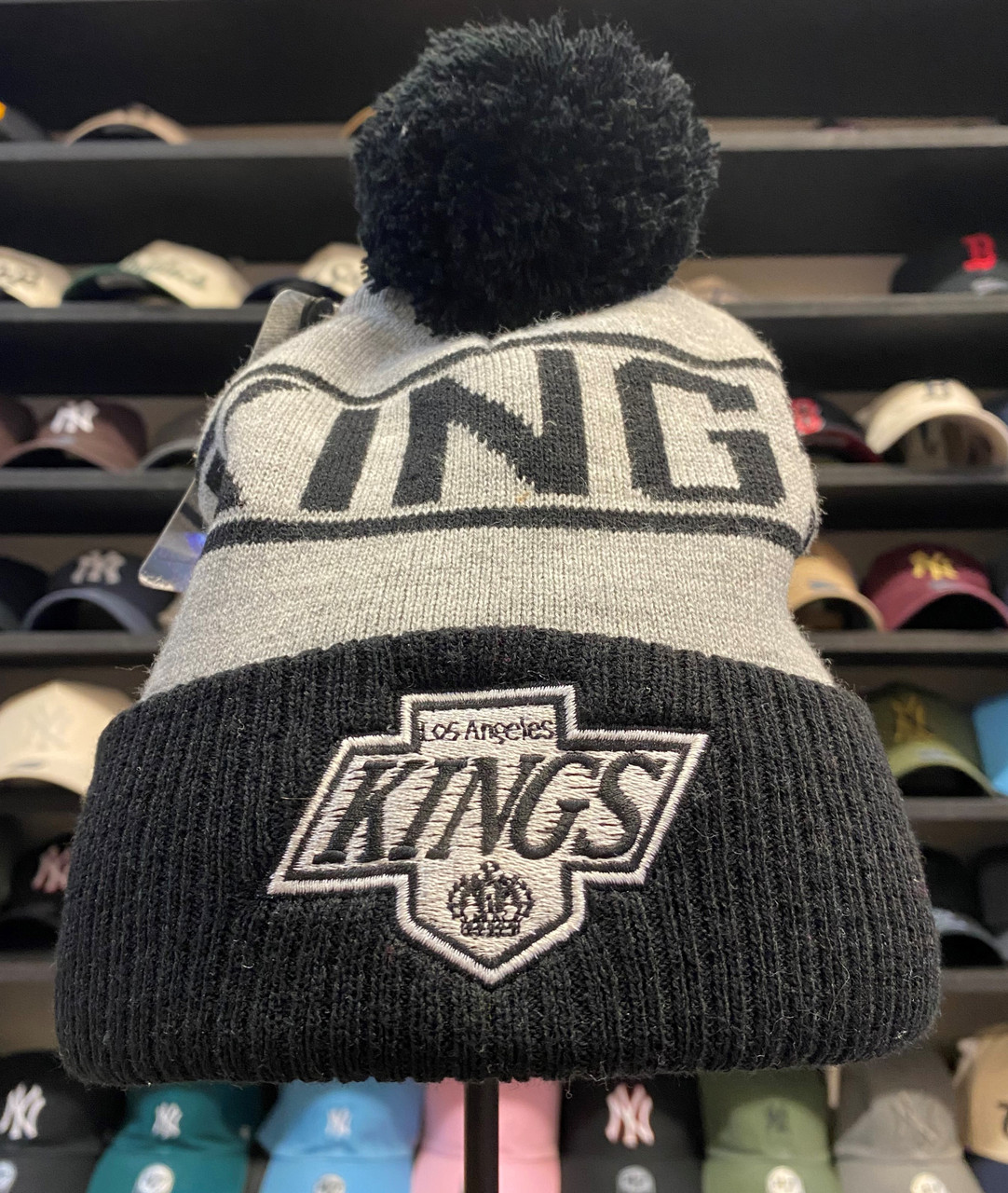 Los Angeles Kings Logo NHL Black \u0026 Grey 