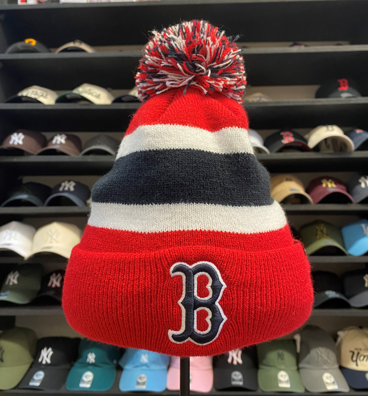 Boston Red Sox Logo 47Brand Red, White 