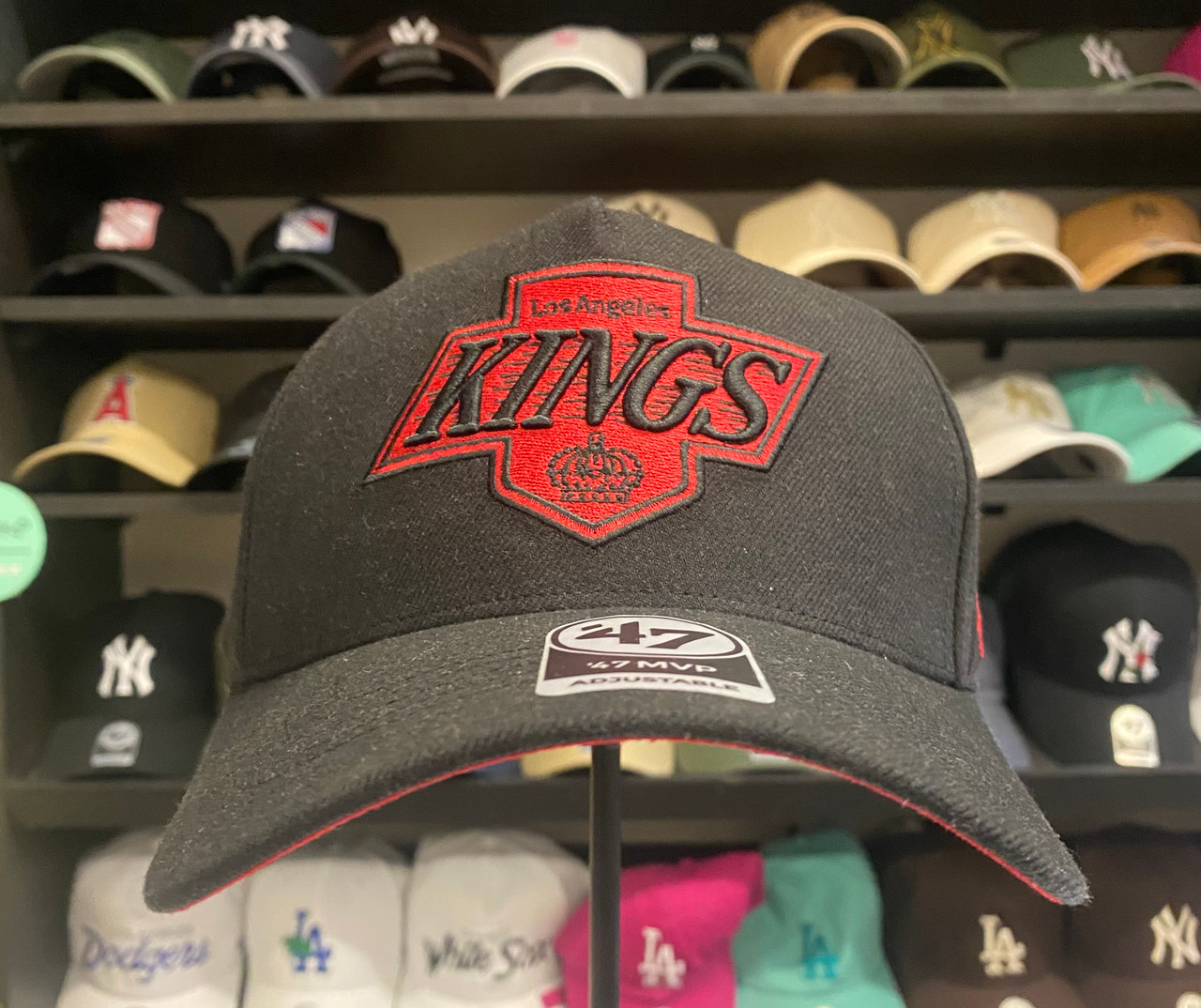 Black 47Brand Snapback Hat 