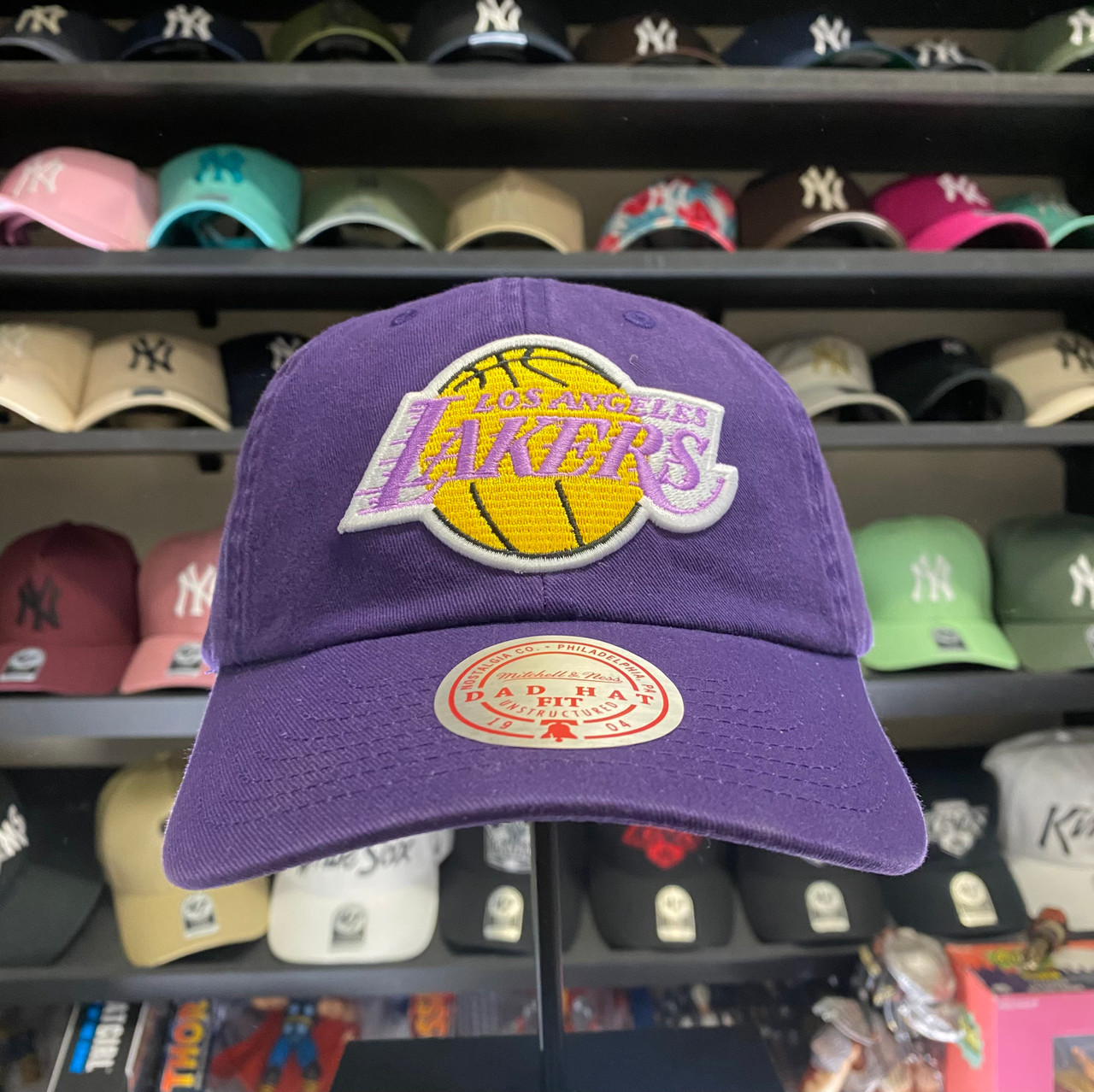 Los Angeles Lakers Purple Mitchell & Ness Snapback Hat