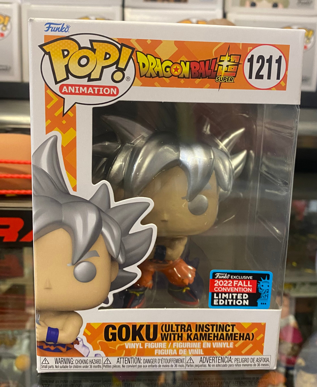 Rare Dragon Ball Super - Goku Ultra Instinct Funko Pop! Vinyl Figure