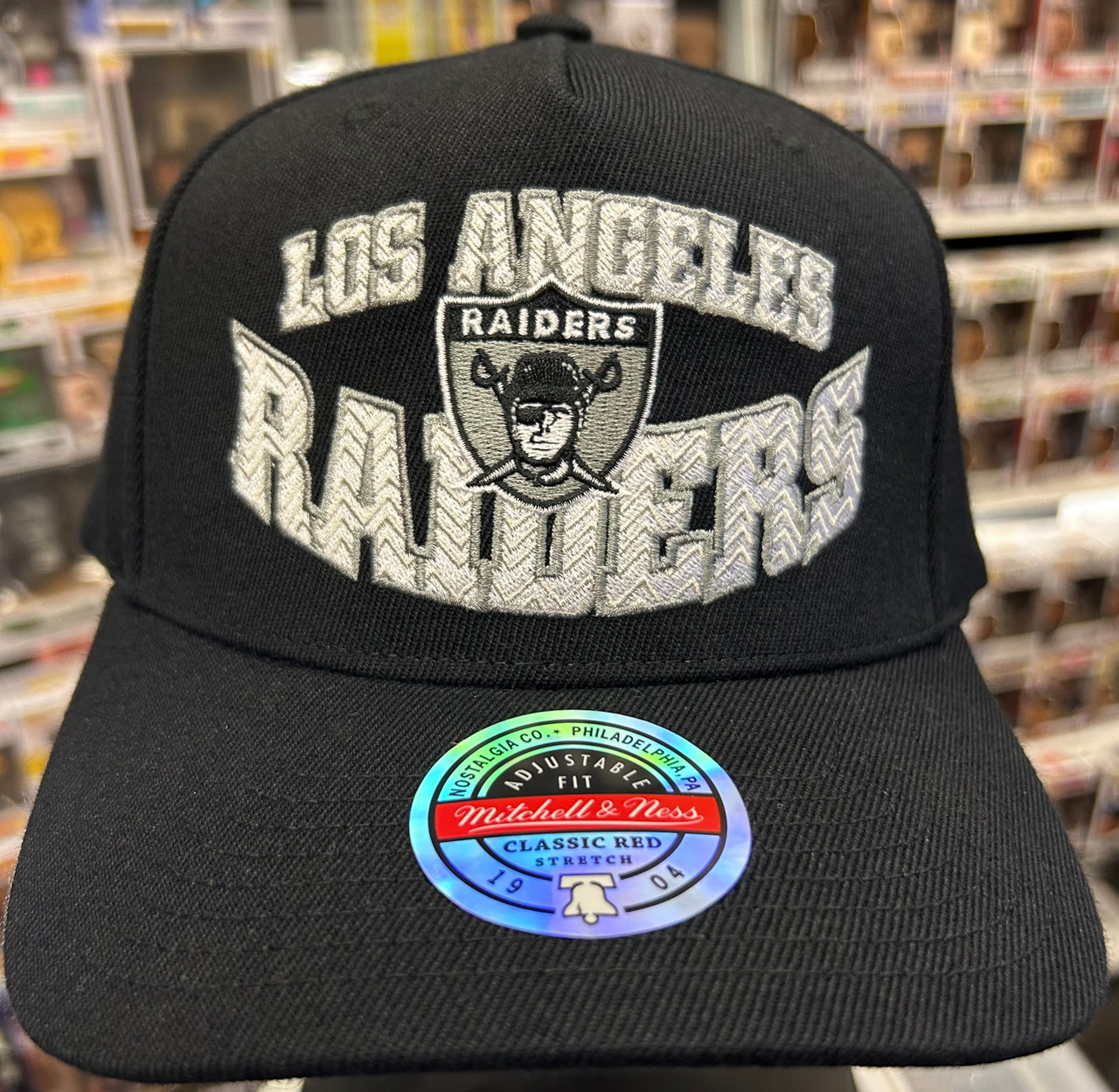 Los Angeles Raiders Arch Logo Mitchell & Ness NFL Snapback Hat
