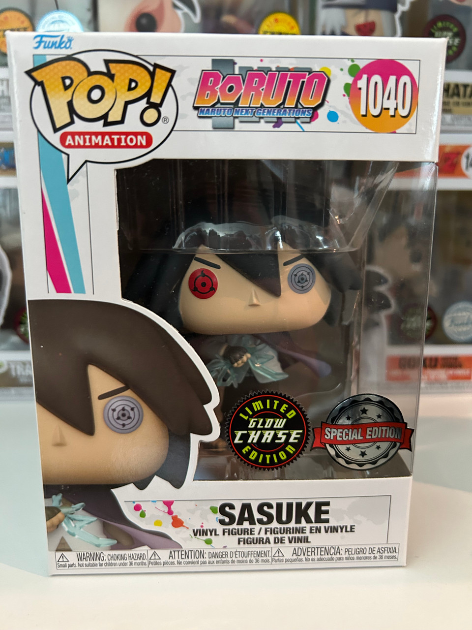 Boruto: Naruto Next Generations Sasuke Sharingan CHASE Rare