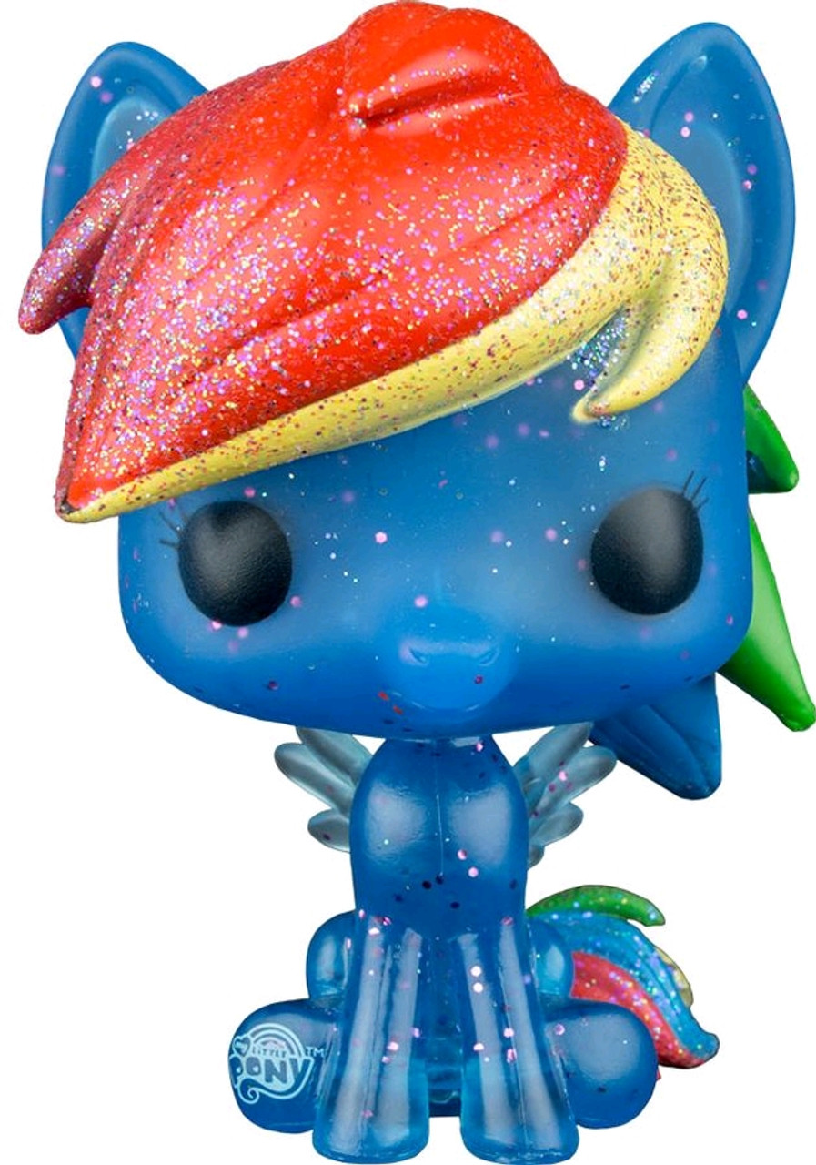 Us Exclusive Glitter Rainbow Dash My Little Pony Pop Movies