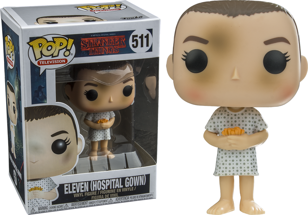 Stranger Things Eleven In Hospital Gown Pop Vinyl Figure