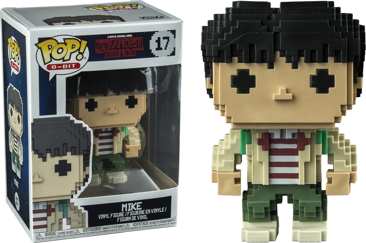 Stranger Things Mike 8 Bit Us Exclusive Pop Vinyl Figure