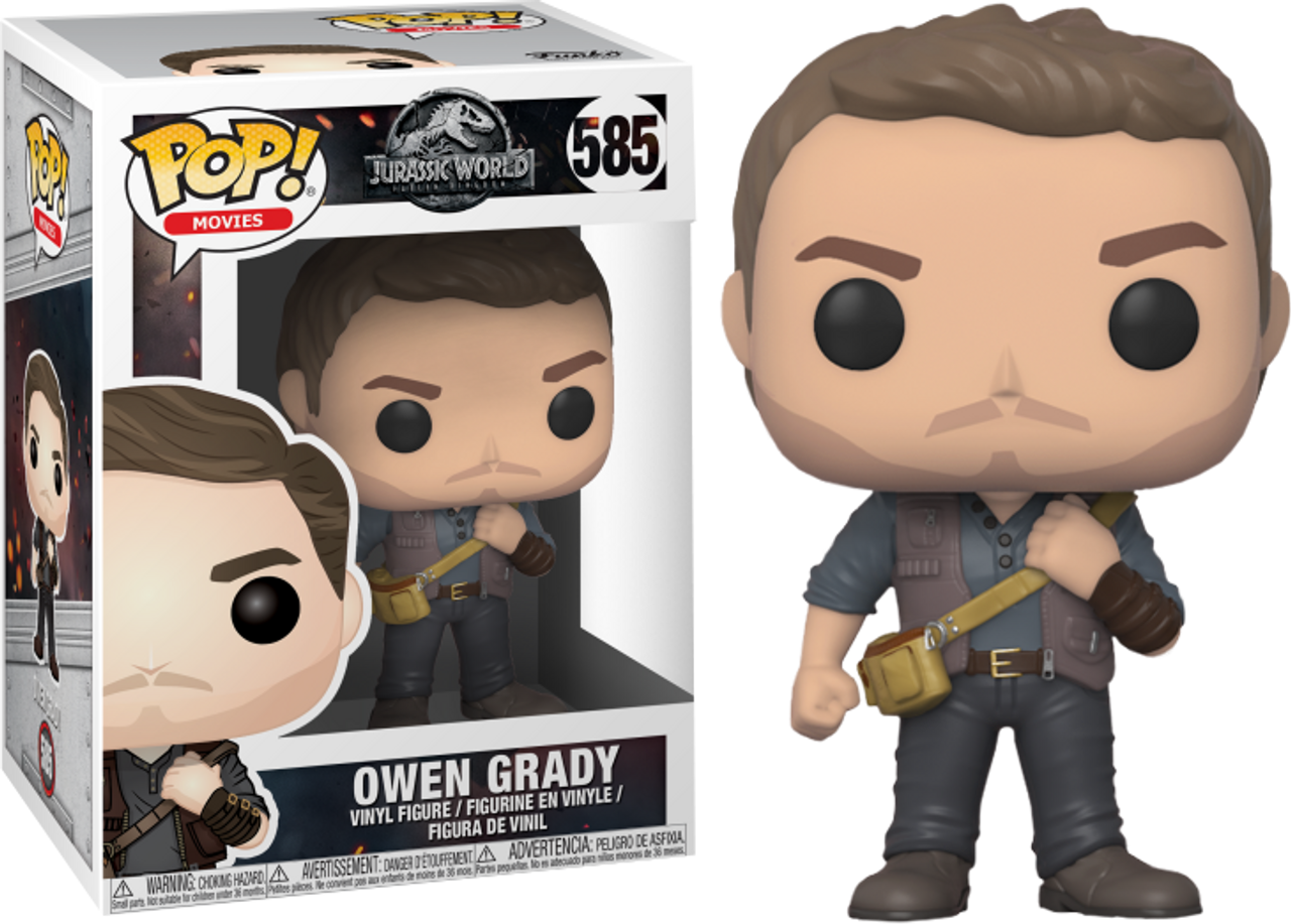 Owen Grady Jurassic World 2 Movie Funko Pop Vinyl Figure 585 Chris Pratt